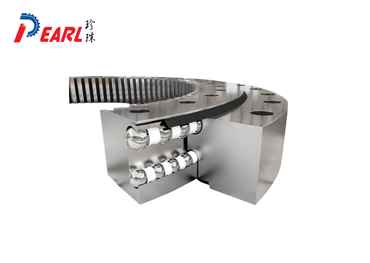 雙排異徑球式回轉支承（02系列）